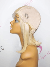 Brooklyn Hair Glueless 4x4 HD Lace Closure Wig Bob 12" Platinum Blonde